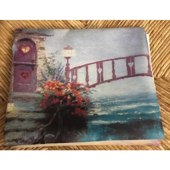 THOMAS KINKADE YEAR OF GLAD TIDINGS HAPPY VALENTINE'S DAY FLAG NEW - Picture 4 of 5